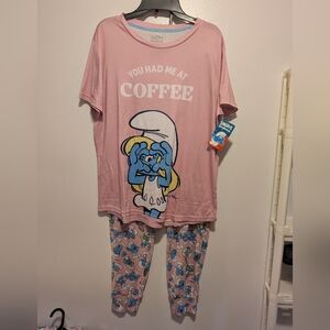 Pink Womens  Pajamas Size LG Brand New With Tag